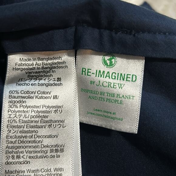 Mens J Crew 484 Slim-fit tech pant Navy blue Size 31 - Picture 7 of 11